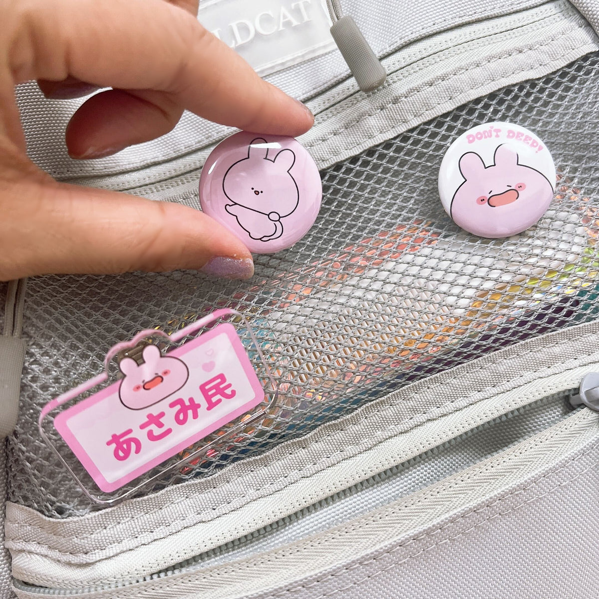 【あさみみちゃん】缶バッジ(3個セット)(あさみみBASIC 2023 June)【8月中旬発送】