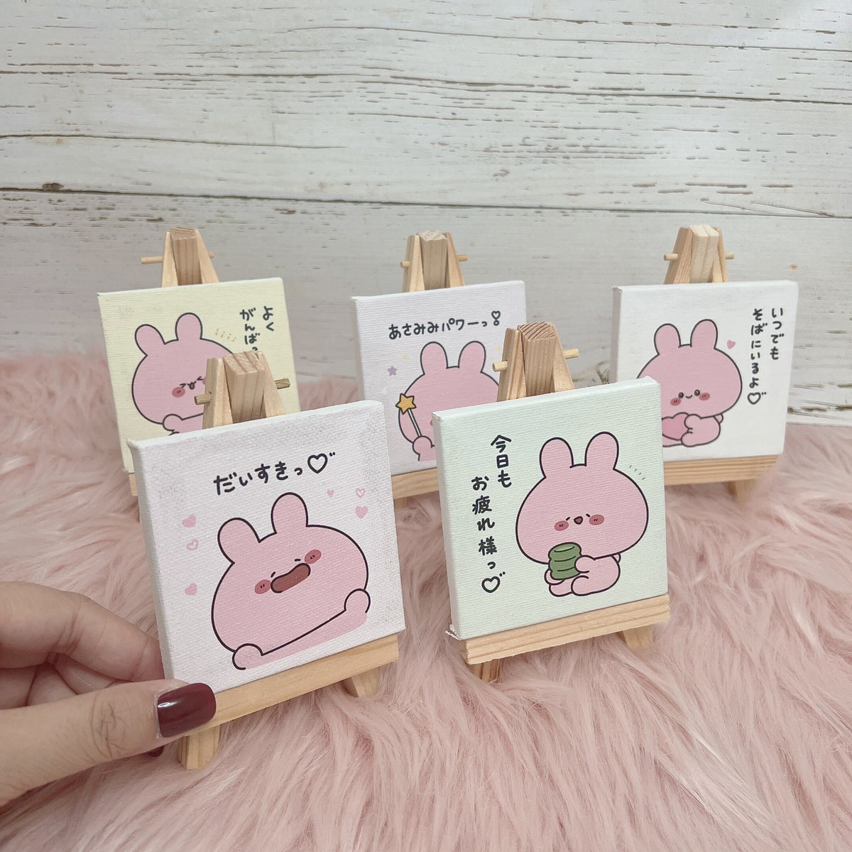 【あさみみちゃん】ランダムイーゼル付きミニキャンバス(全5種)(あさみみBASIC 2023 June)