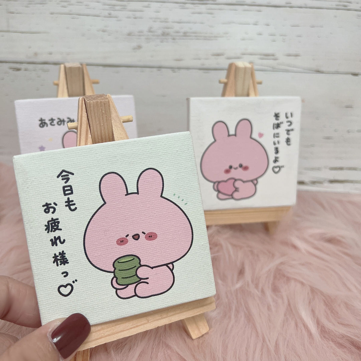 【あさみみちゃん】ランダムイーゼル付きミニキャンバス(全5種)(あさみみBASIC 2023 June)