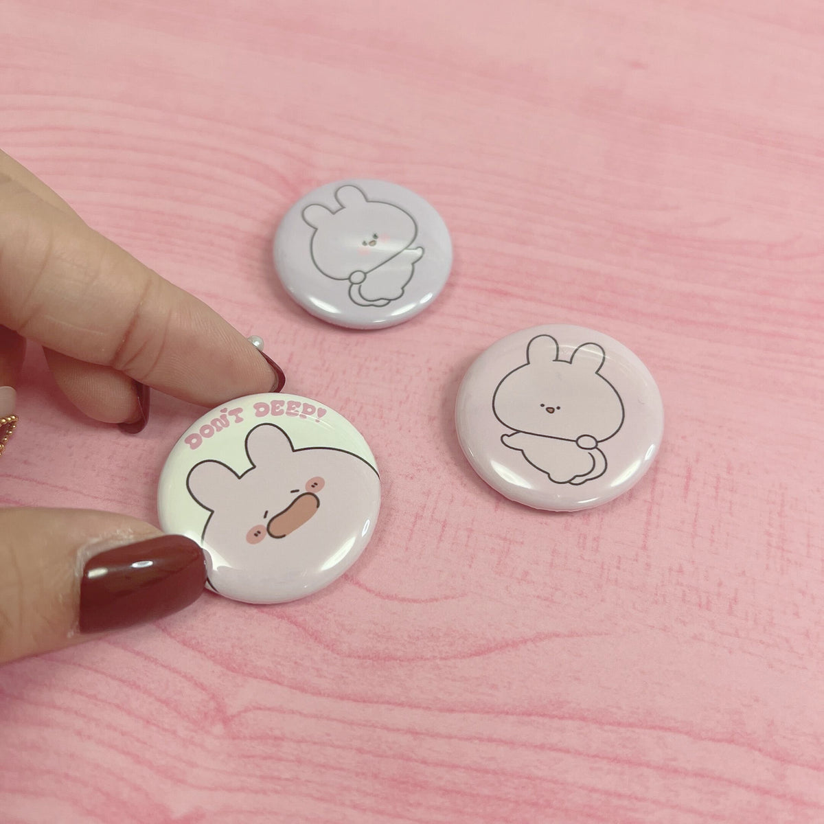 【あさみみちゃん】缶バッジ(3個セット)(あさみみBASIC 2023 June)【8月中旬発送】