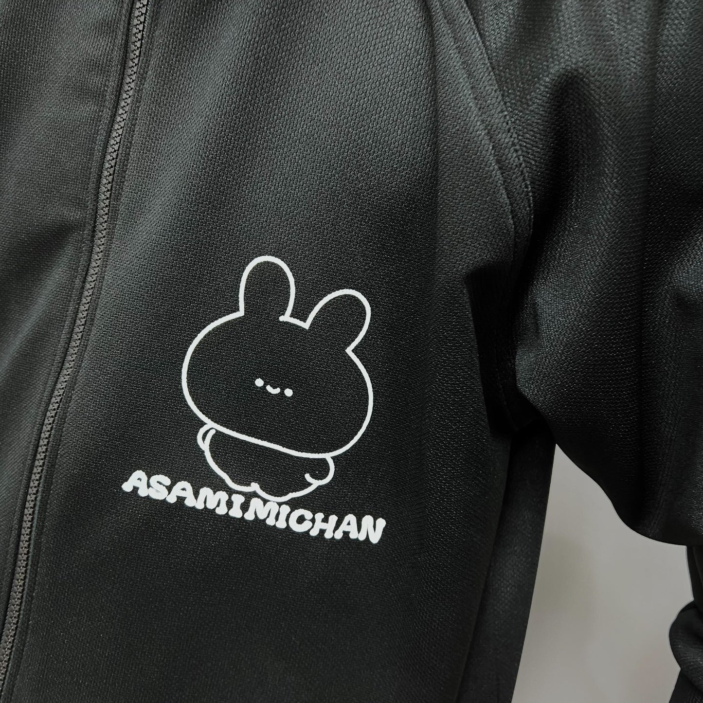 【あさみみちゃん】ジャージ Top (ブラック)【6月中旬発送】(ASAMIMI BASIC 2024 APRIL)