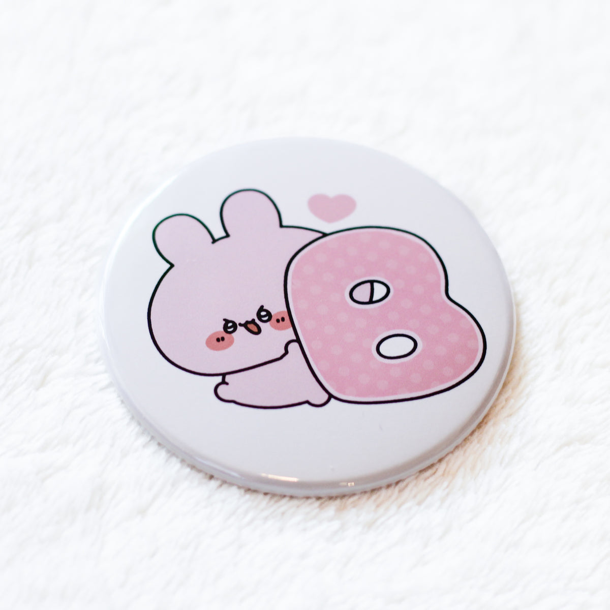 【あさみみちゃん】血液型缶バッジ(全4種)【3月中旬発送】