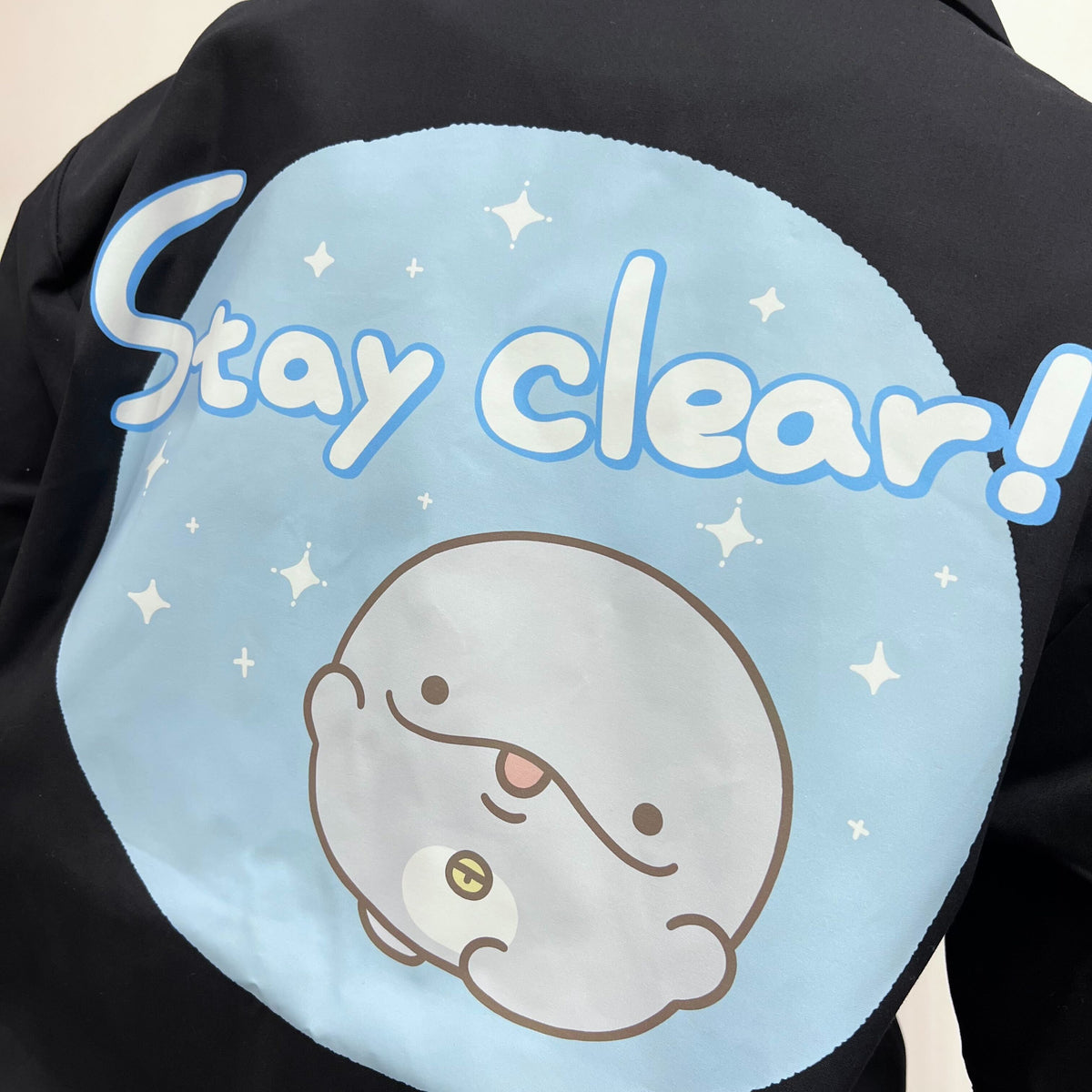 【親子イルカ】T/Cオープンカラーシャツ(ワンサイズ)【6月中旬発送】