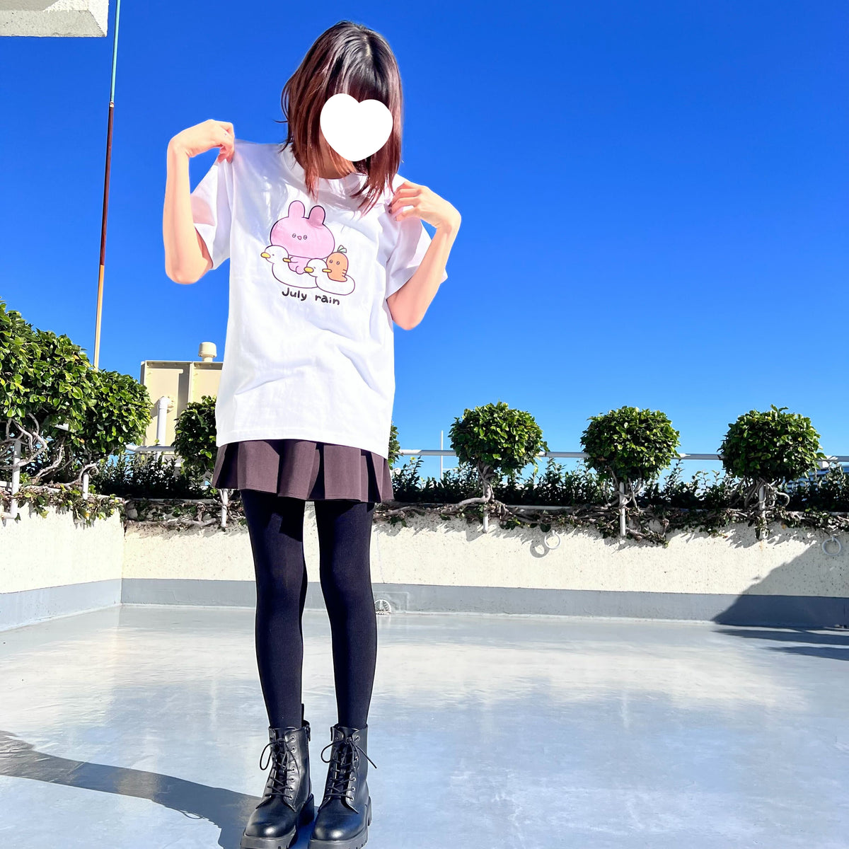 【あさみみちゃん】おまるの2人♪Tシャツ(7月の雨シリーズ)【1月下旬発送】