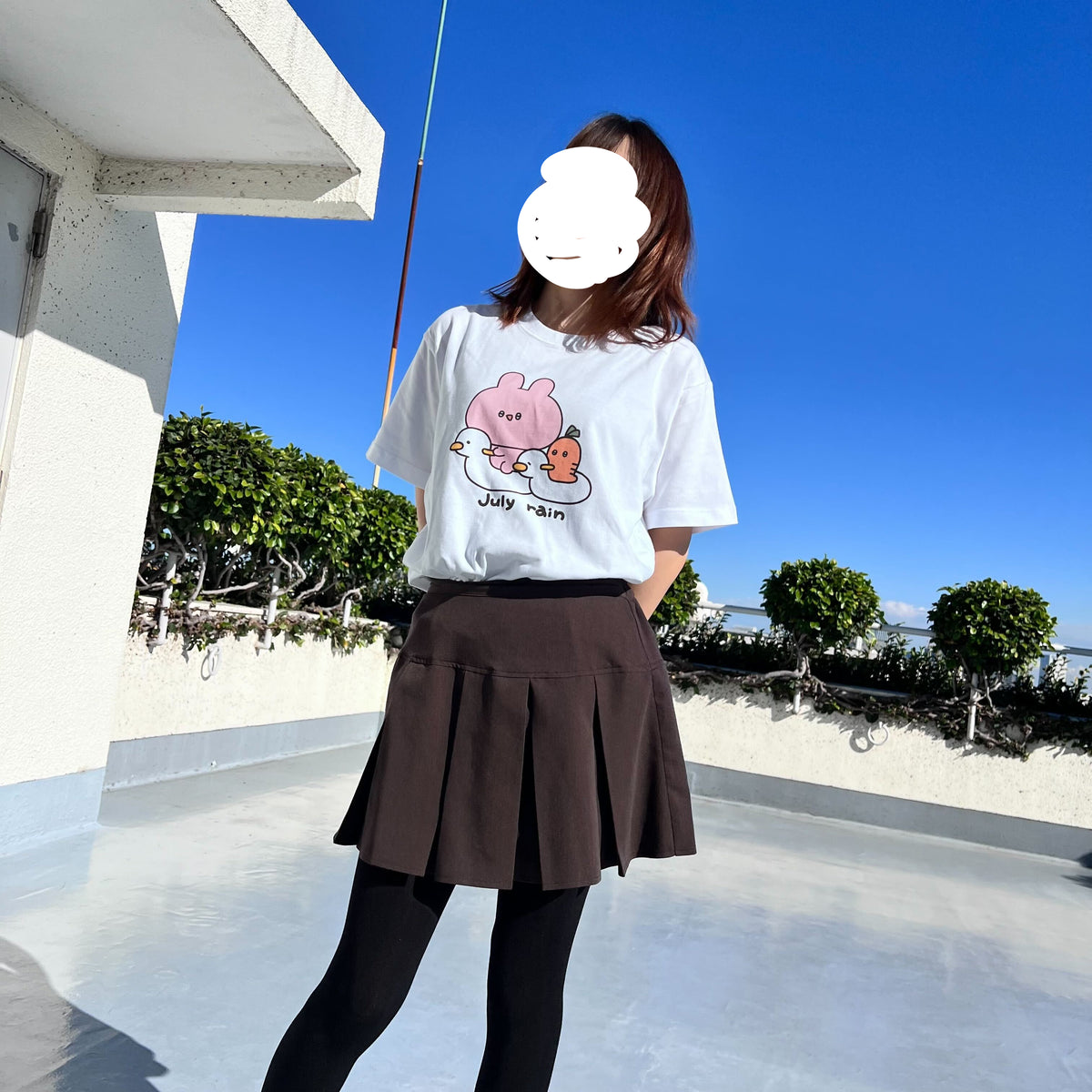 【あさみみちゃん】おまるの2人♪Tシャツ(7月の雨シリーズ)【1月下旬発送】