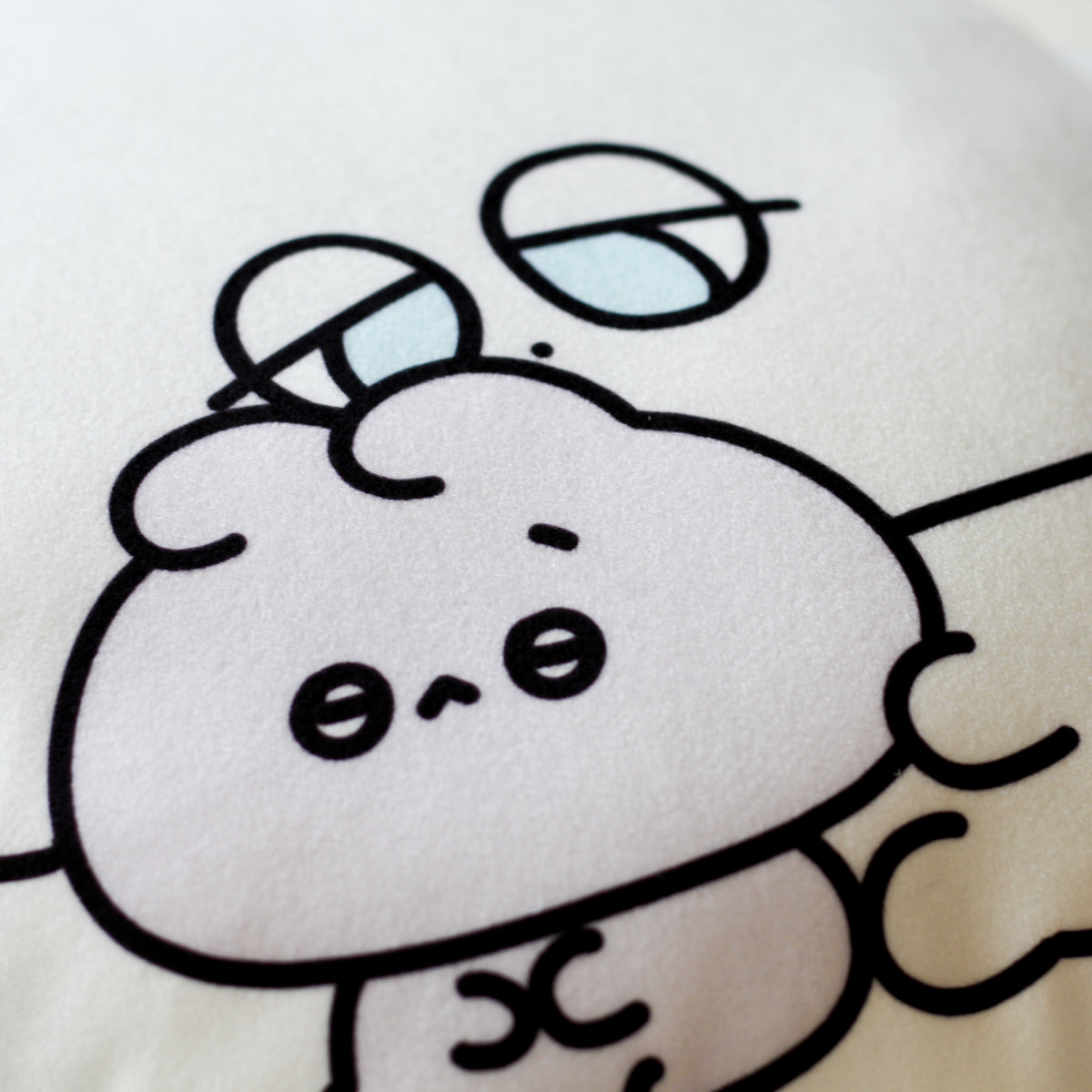 【あさみみちゃん】ダニーくんのビッグダイカットクッション【3月中旬発送】