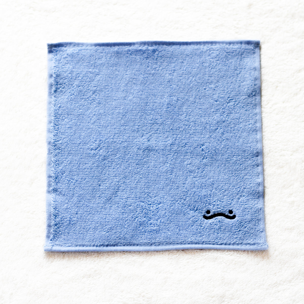 【親子イルカ】息子ちゃんのおかお刺繍タオルハンカチ