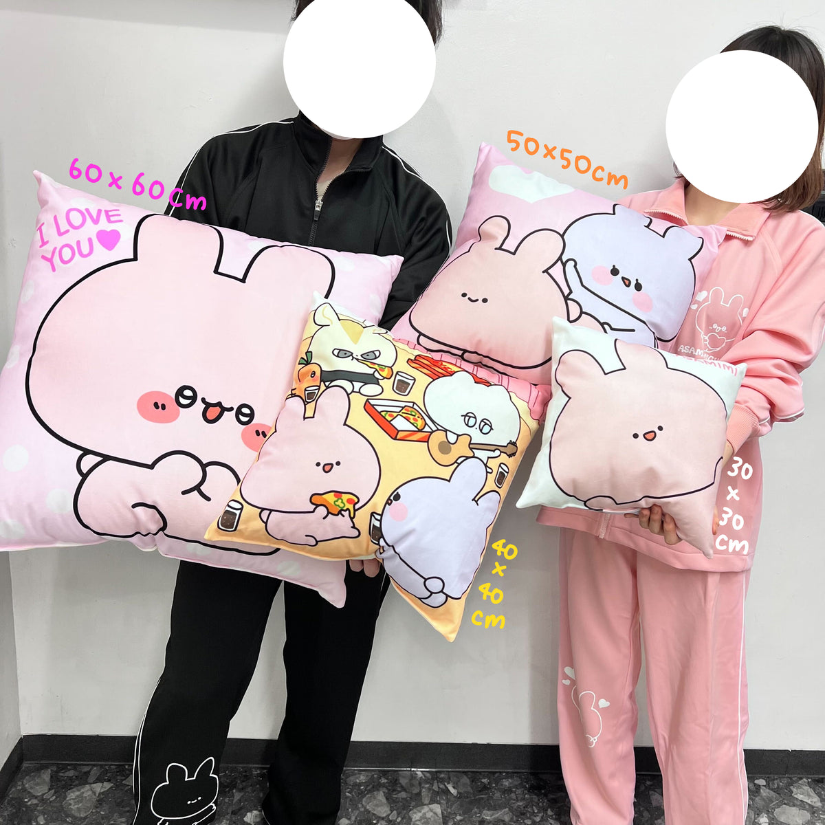 【あさみみちゃん】クッション(40cm)【6月中旬発送】(ASAMIMI BASIC 2024 APRIL)