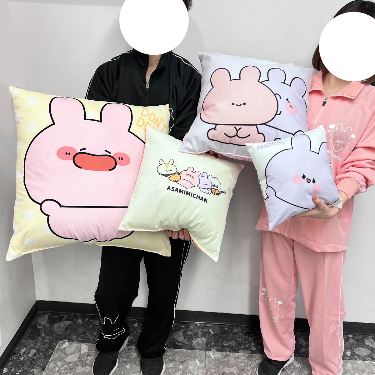 【あさみみちゃん】クッション(40cm)【6月中旬発送】(ASAMIMI BASIC 2024 APRIL)