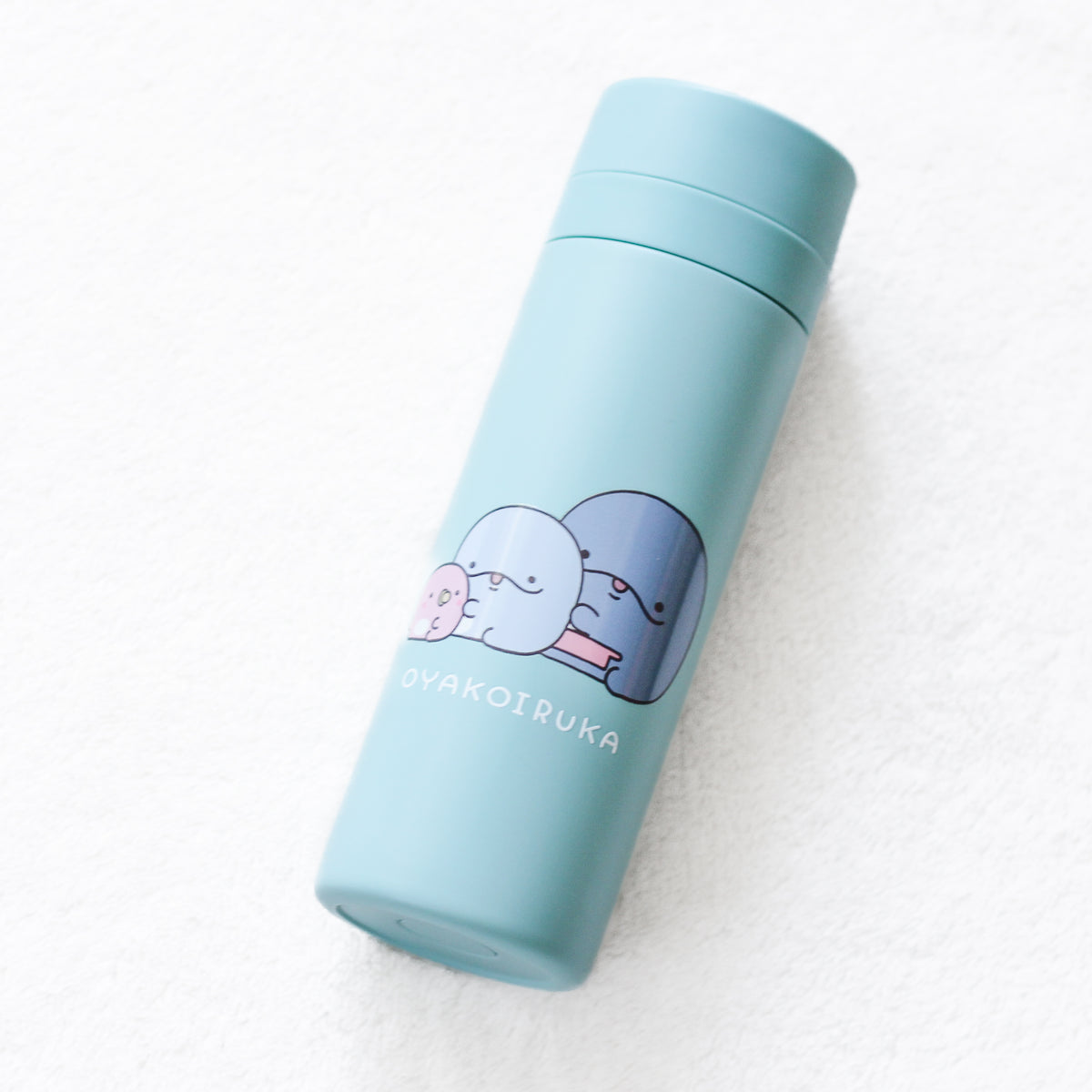 【親子イルカ】みんな仲良しスリムサーモステンレスボトル(300ml)【3月中旬発送】