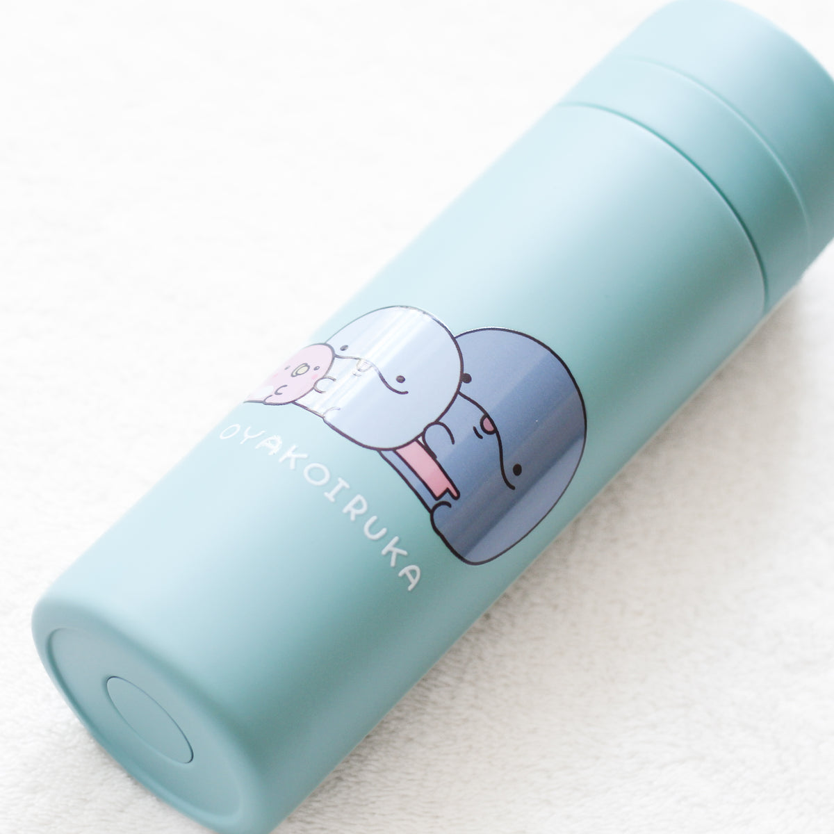 【親子イルカ】みんな仲良しスリムサーモステンレスボトル(300ml)【3月中旬発送】