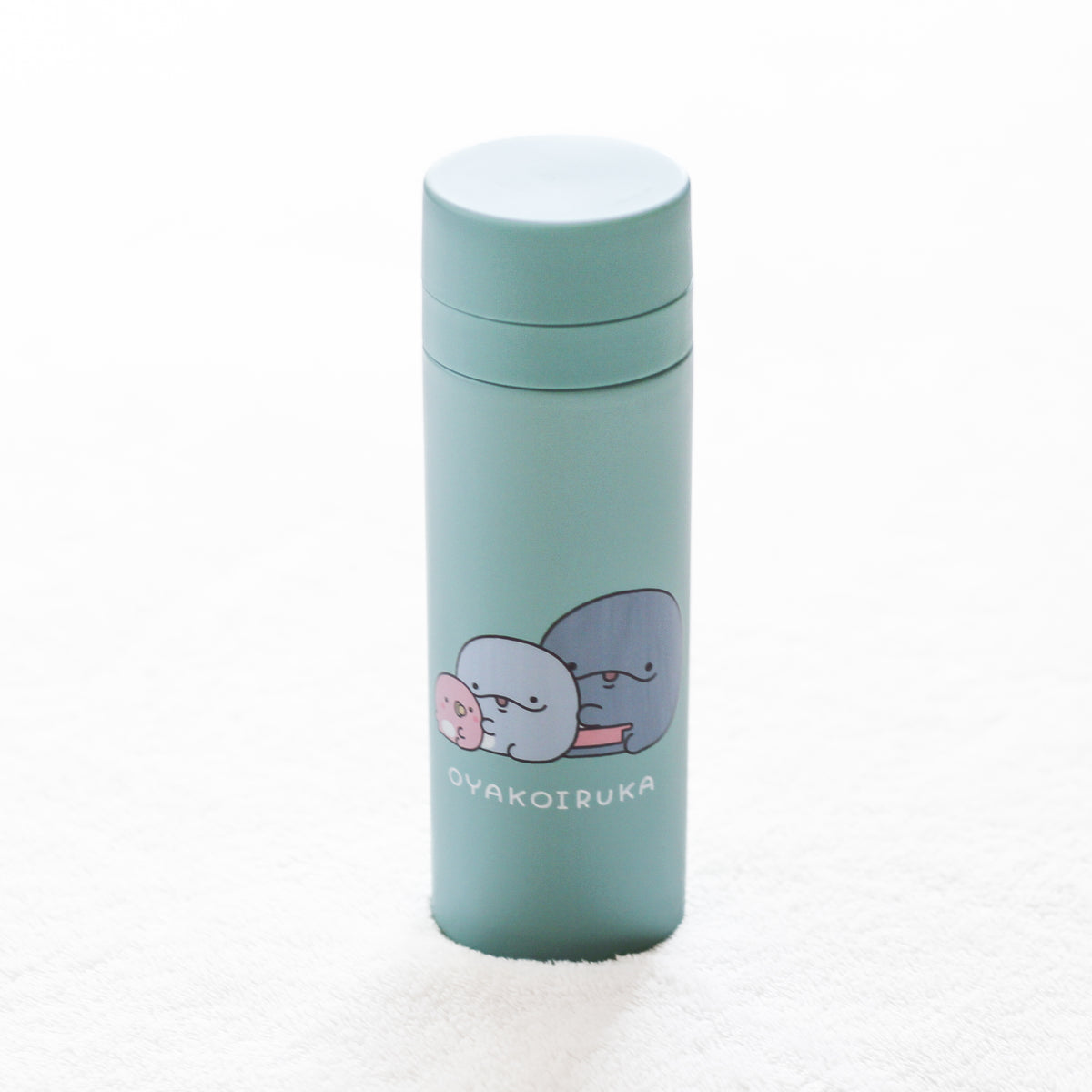 【親子イルカ】みんな仲良しスリムサーモステンレスボトル(300ml)【3月中旬発送】