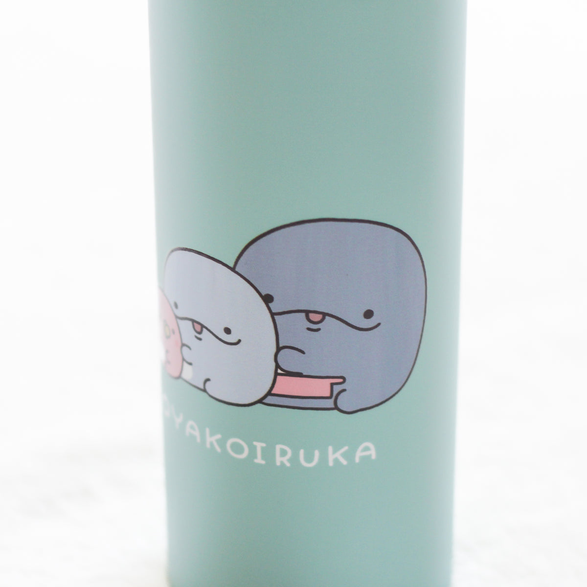 【親子イルカ】みんな仲良しスリムサーモステンレスボトル(300ml)【3月中旬発送】