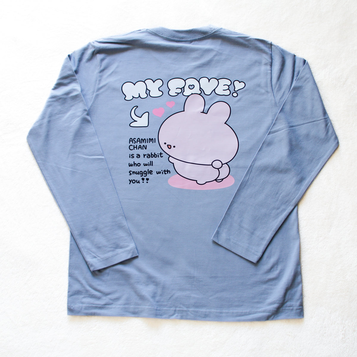 【あさみみちゃん】あさみみちゃん推し♡バックプリント長袖Tシャツ