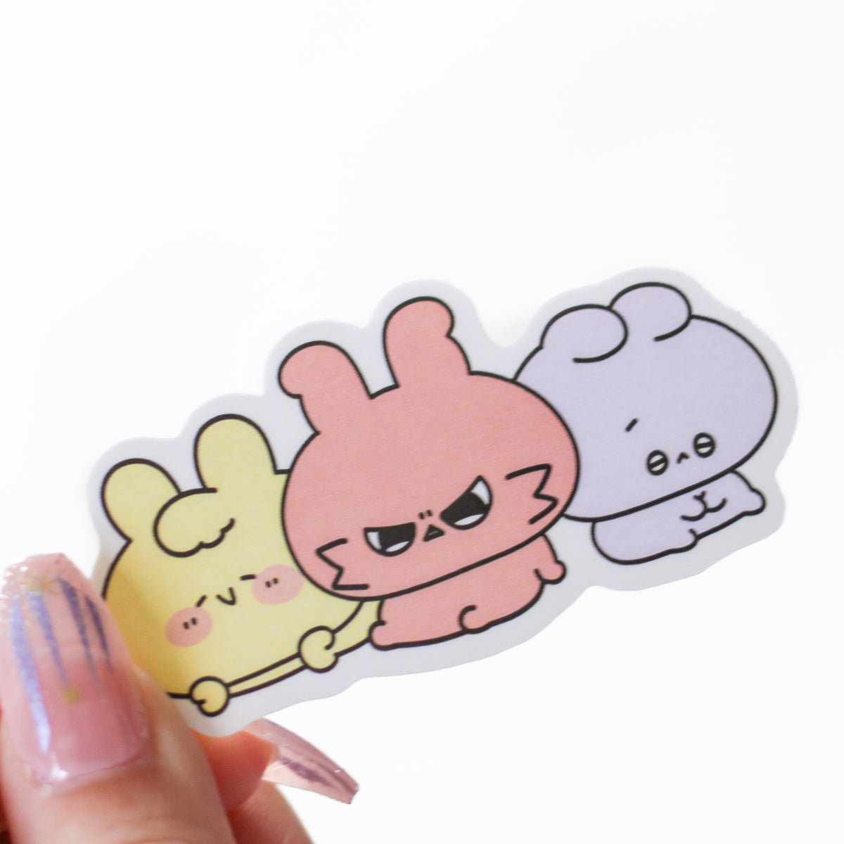 【あさみみちゃん】イライラちゃんステッカーセット(3枚入り)【4月中旬発送】