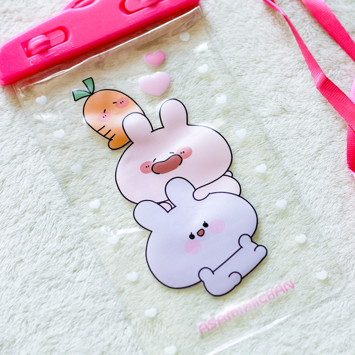 【あさみみちゃん】スマホ防水ケース(ロックレバータイプ)【7月中旬発送】(ASAMIMI BASIC 2024 MAY)