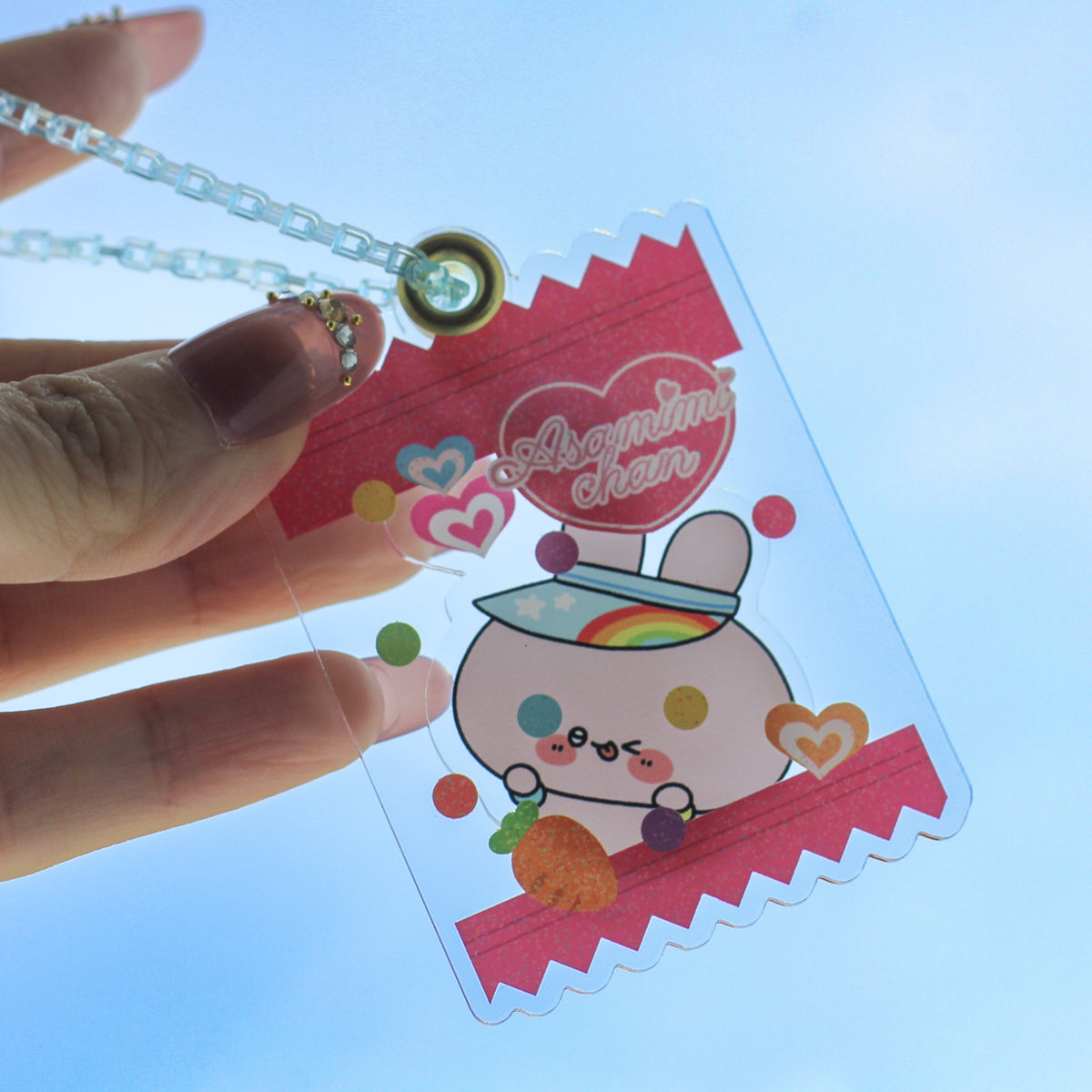 【あさみみちゃん】スライドアクキー(平成kawaiiシリーズ)