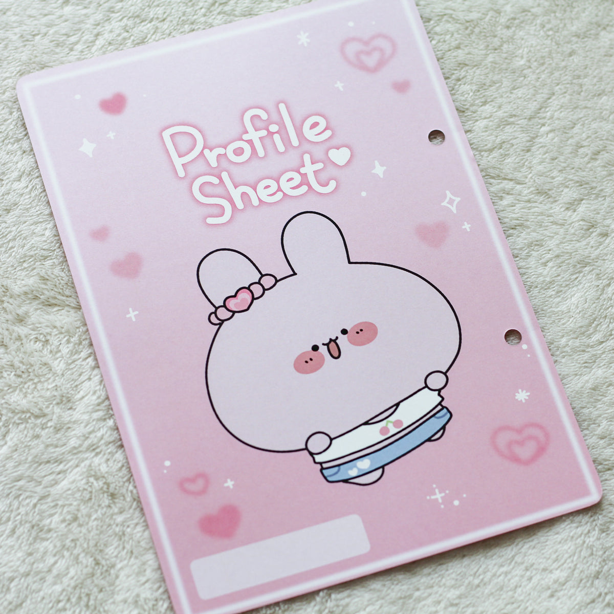 【あさみみちゃん】プロフィールシート(10枚入)(平成kawaiiシリーズ)