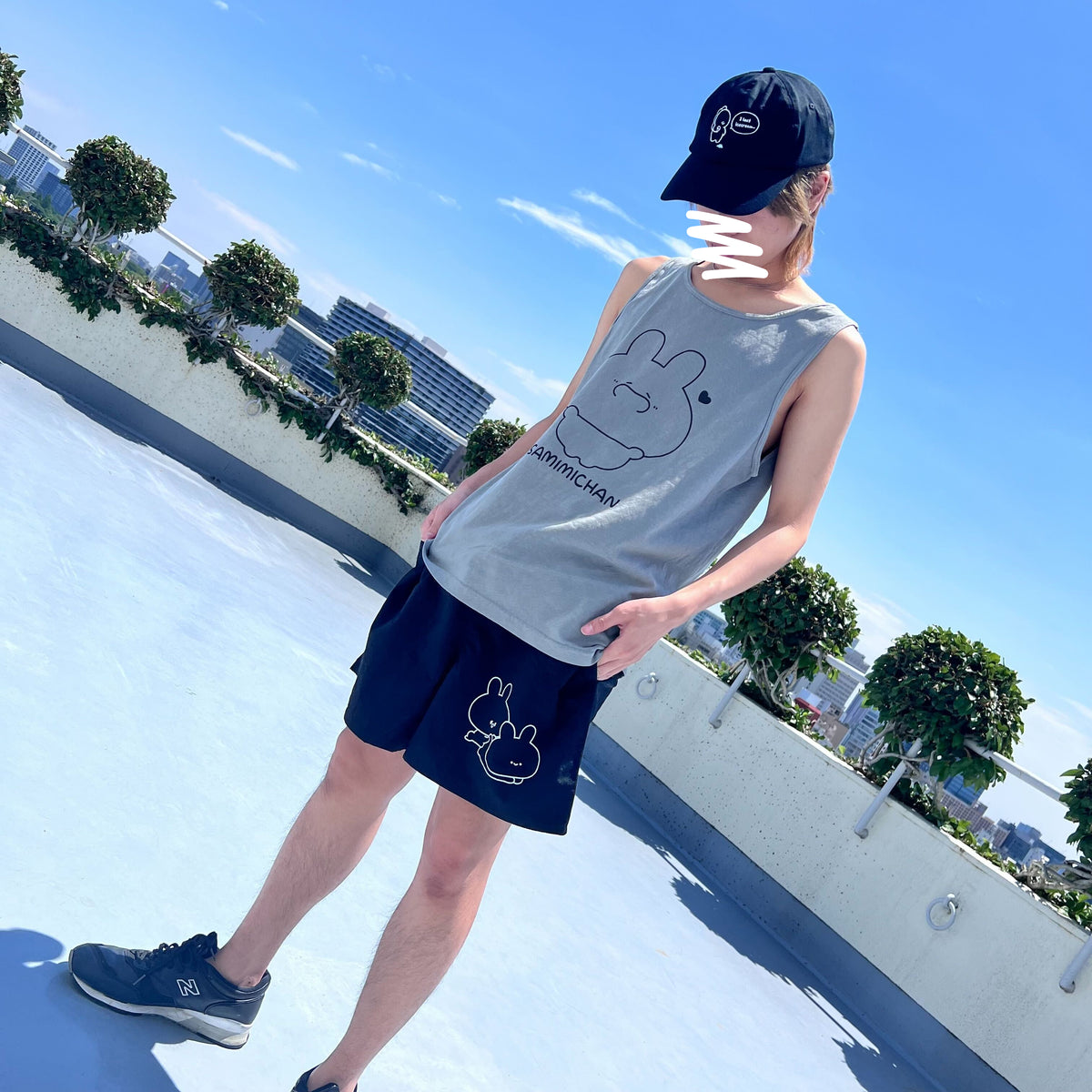 【あさみみちゃん】ナイロンショートパンツ(ASAMIMI BASIC 2024 MAY)