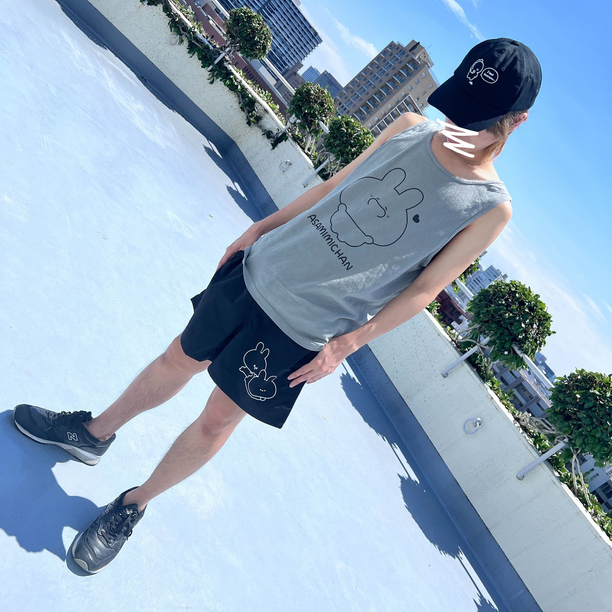 【あさみみちゃん】ナイロンショートパンツ(ASAMIMI BASIC 2024 MAY)