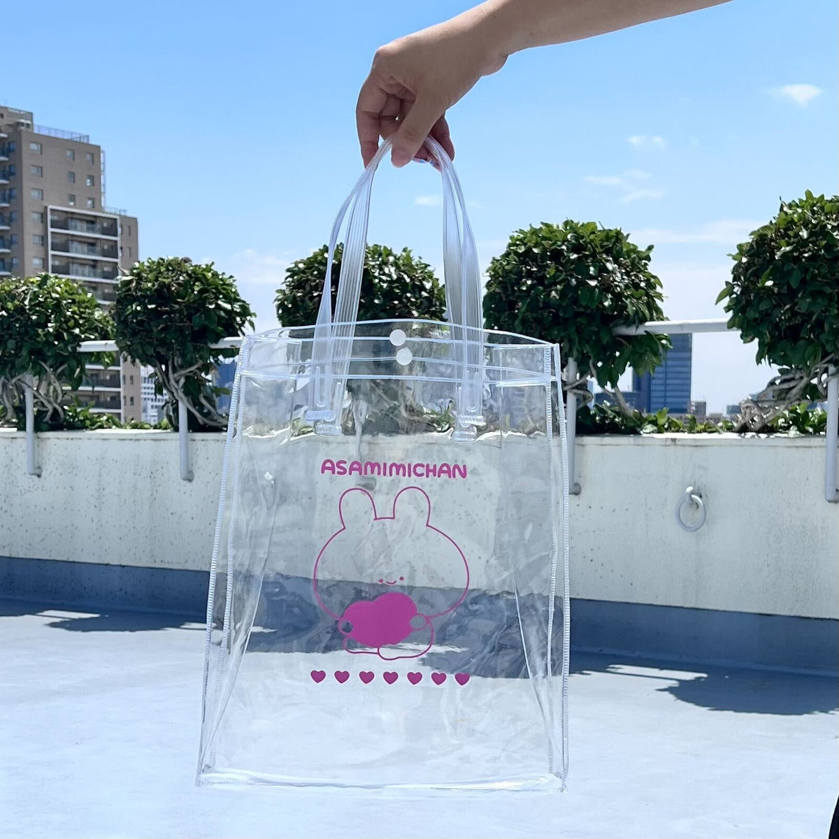 【あさみみちゃん】クリアトートバッグ(ASAMIMI BASIC 2024 MAY)
