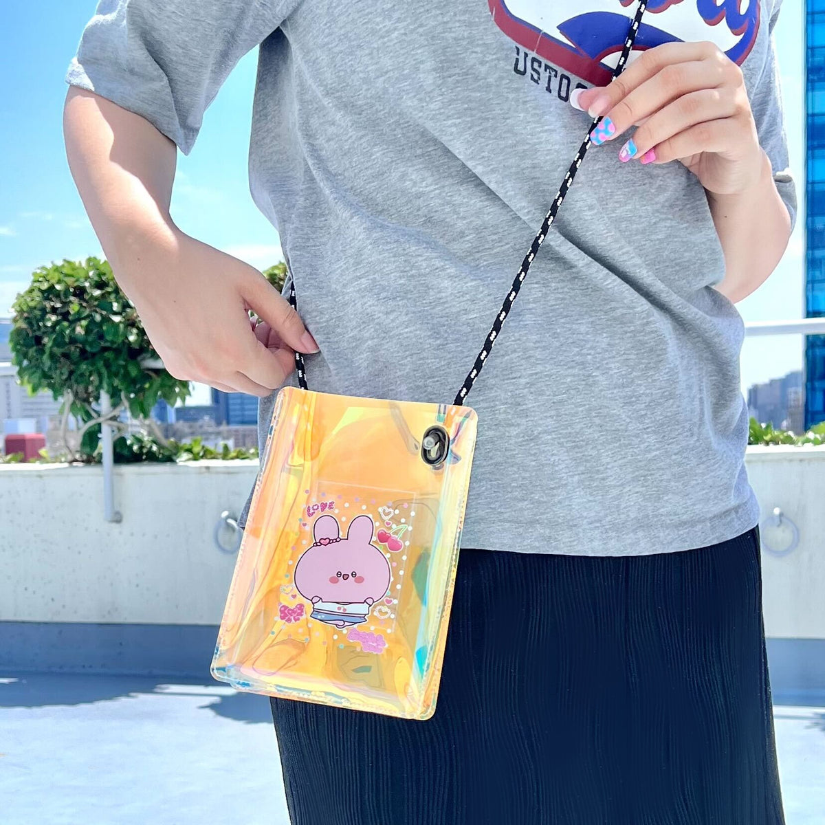 【あさみみちゃん】オーロラクリアショルダーバッグ【7月中旬発送】(平成kawaiiシリーズ)