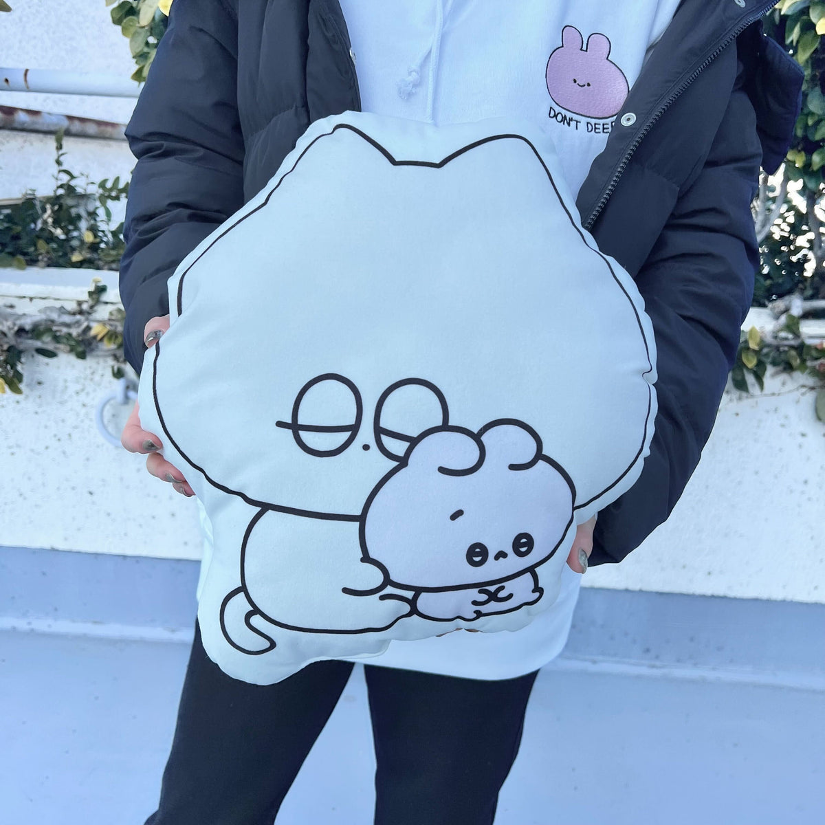 【あさみみちゃん】ダニーくんのビッグダイカットクッション【3月中旬発送】