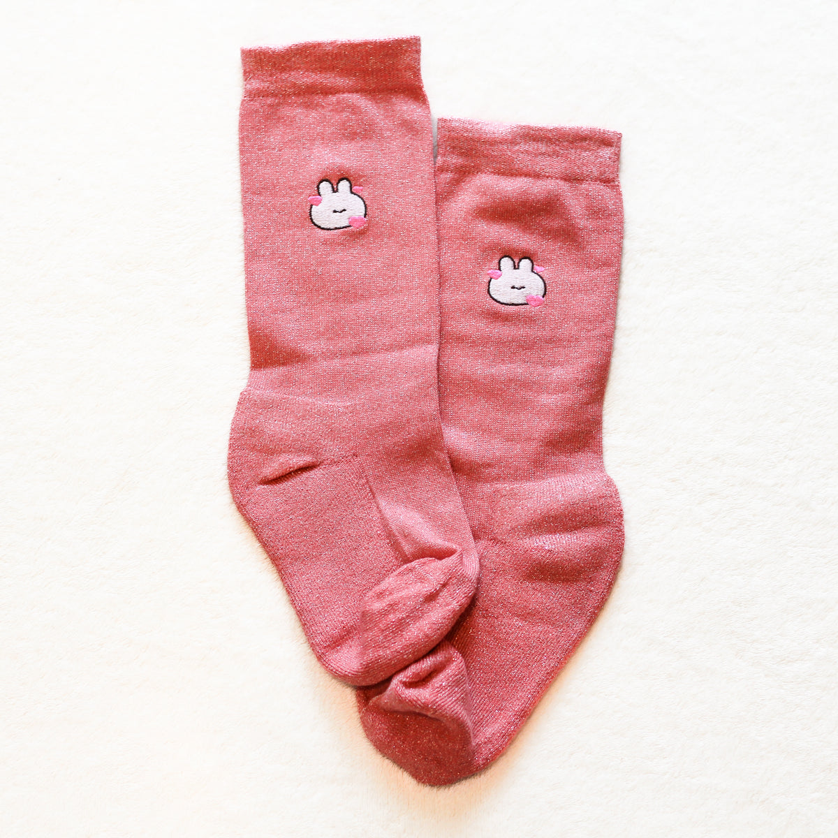 【あさみみちゃん】刺繍ラメソックス【5月中旬発送】