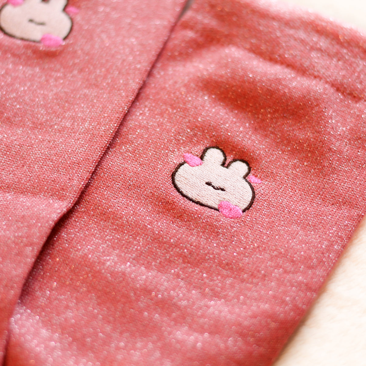 【あさみみちゃん】刺繍ラメソックス【5月中旬発送】
