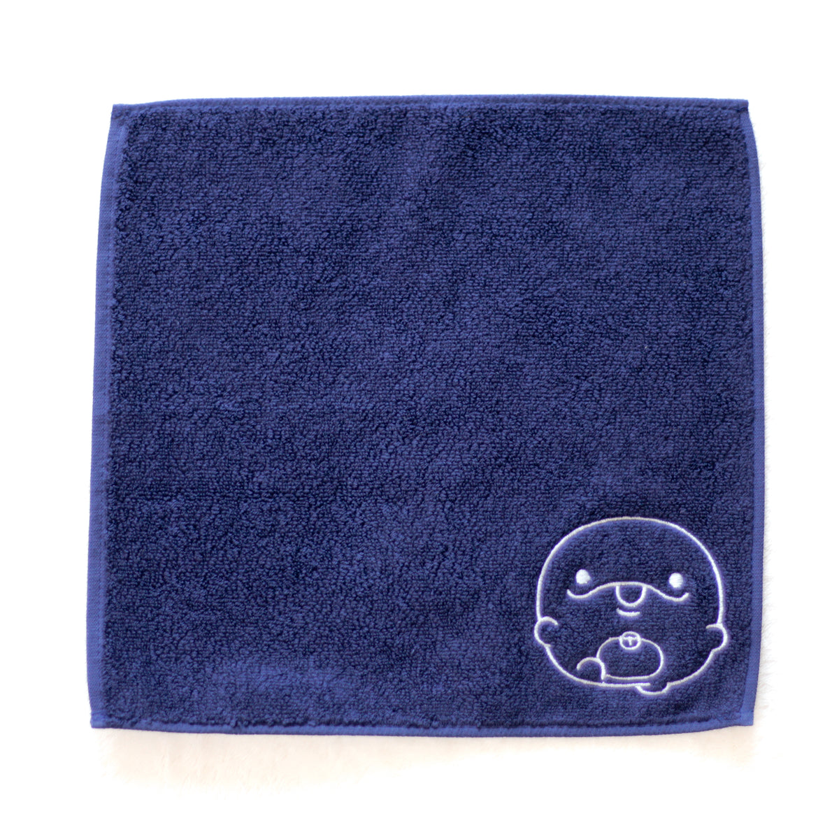 【親子イルカ】刺繍ミニタオル【9月下旬発送】