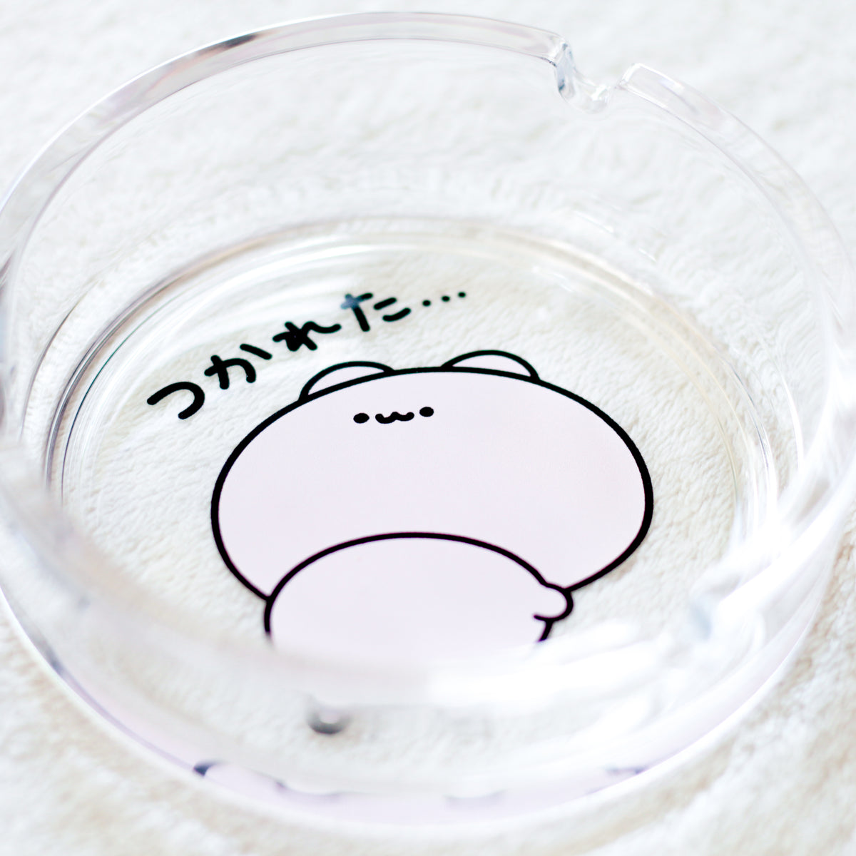 【あさみみちゃん】つかれた時のガラス灰皿