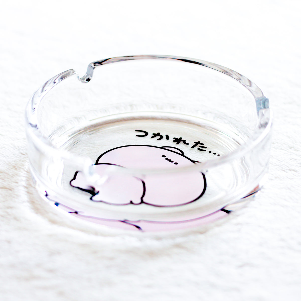 【あさみみちゃん】つかれた時のガラス灰皿