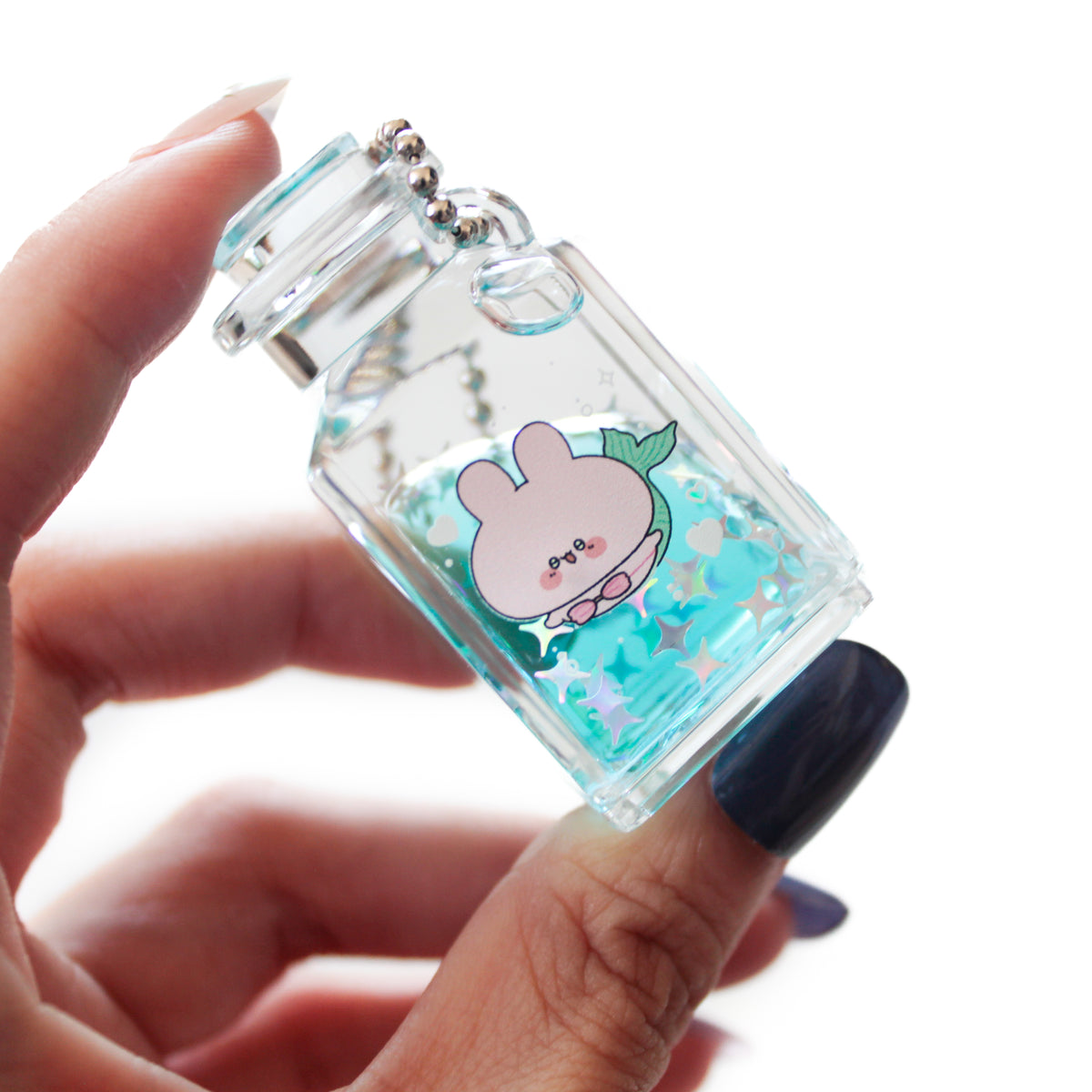 【あさみみちゃん】マーメイドあさみみのリキッドキーホルダー