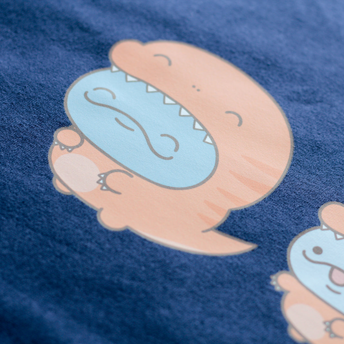 【親子イルカ】恐竜プリントTシャツ(ブロマイド付き)【10月中旬発送】