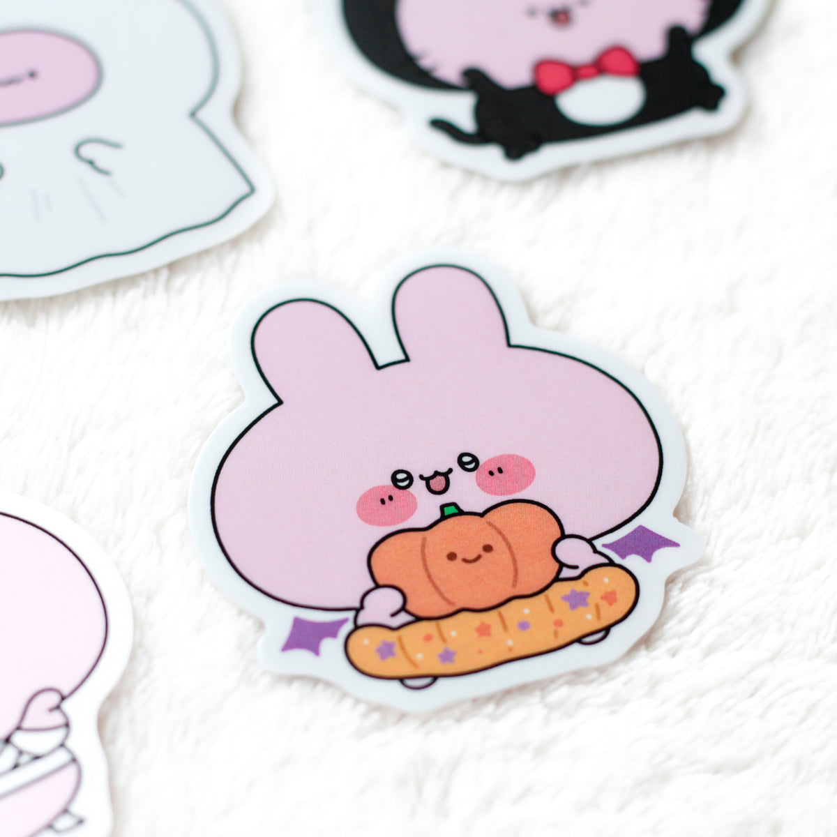 【あさみみちゃん】シークレットあり♪ランダムハロウィンステッカーコンプリートセット(全5種)【10月中旬発送】