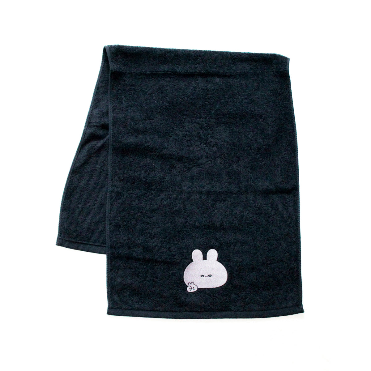 【あさみみちゃん】ワンポイント刺繍のフェイスタオル