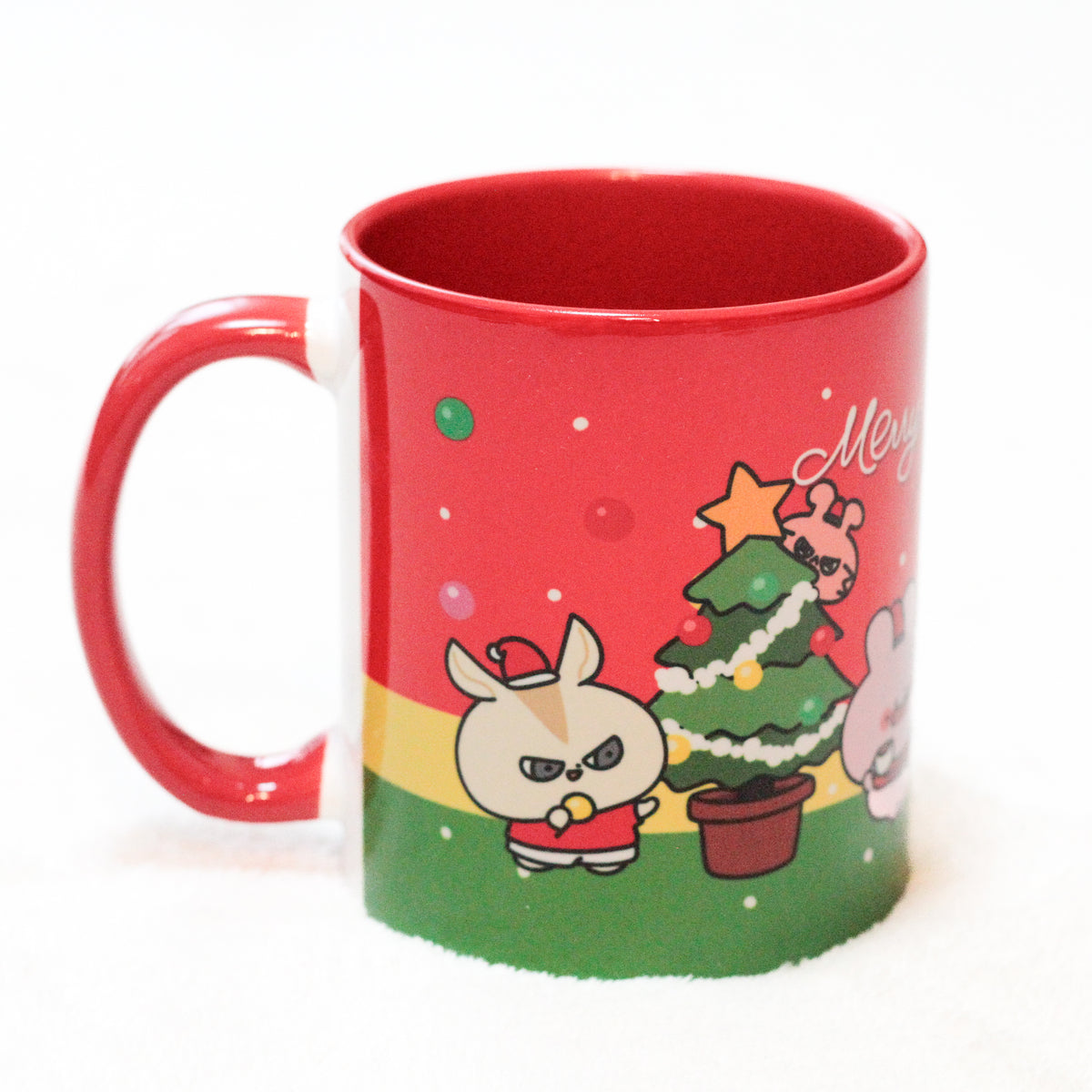 【あさみみちゃん】バイカラーマグカップ(クリスマス)