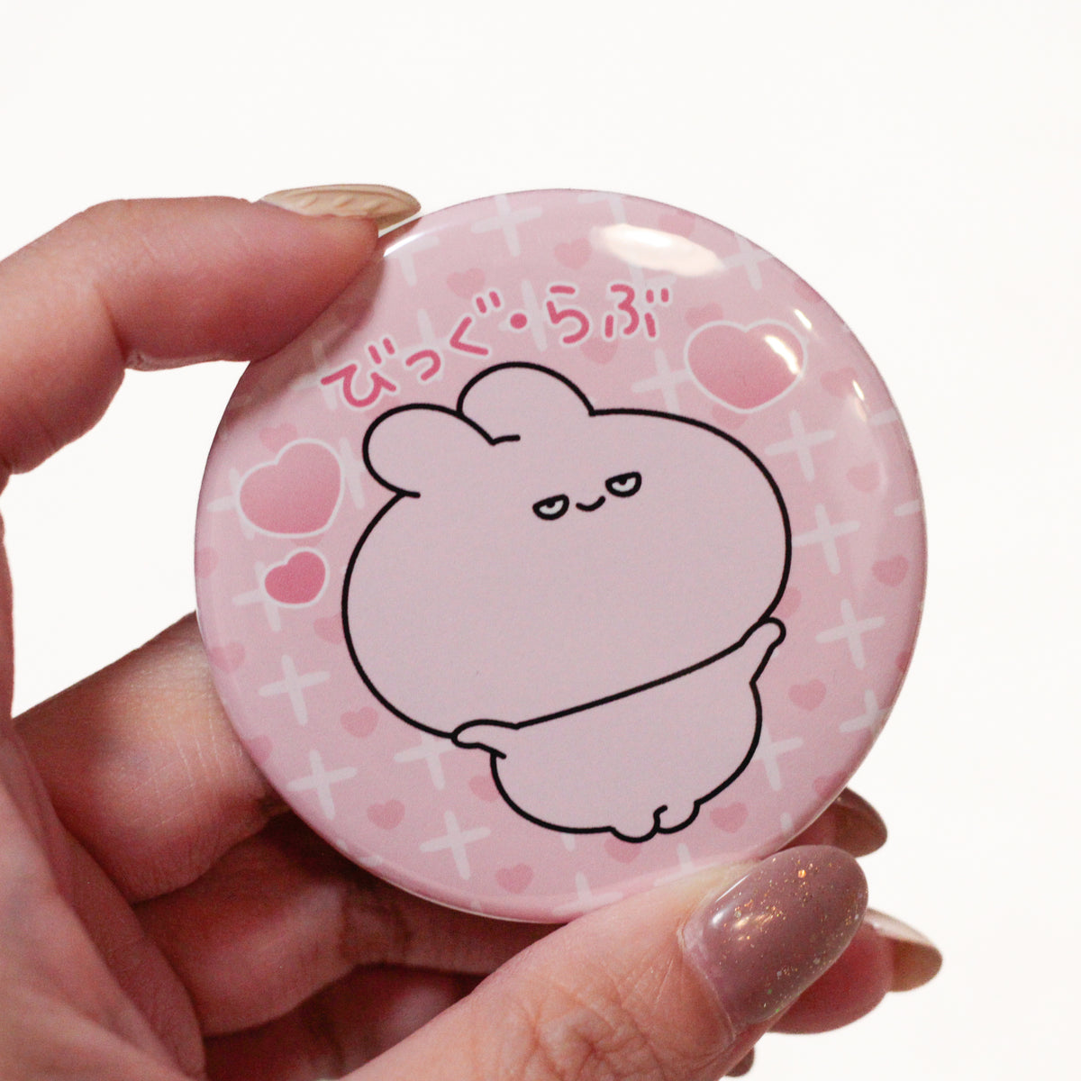 【あさみみちゃん】シークレットあり♪半目で愛を伝えるランダム缶マグネット(全3種)【2月中旬発送】