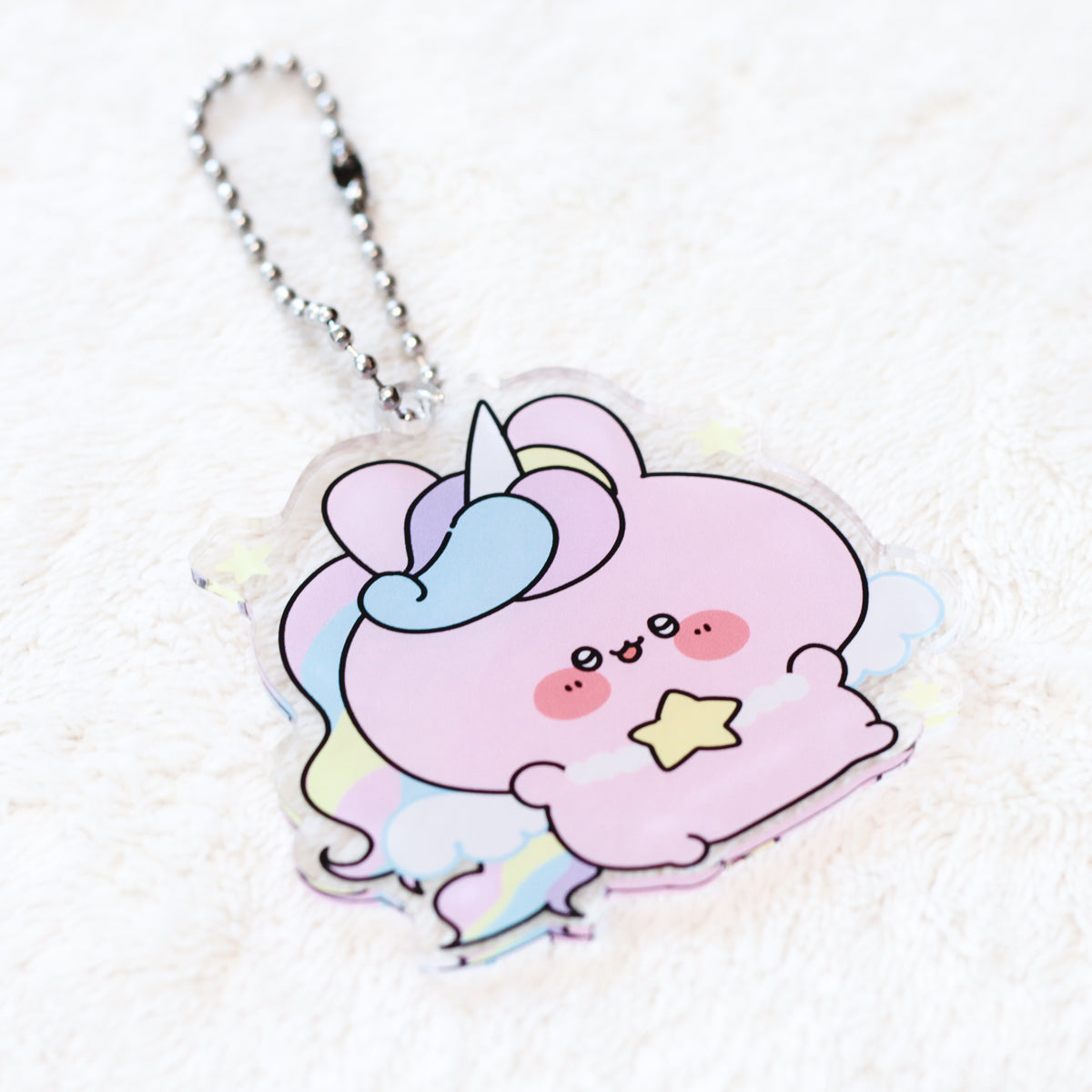 【あさみみちゃん】ユニコーンアクキー【5月下旬発送】