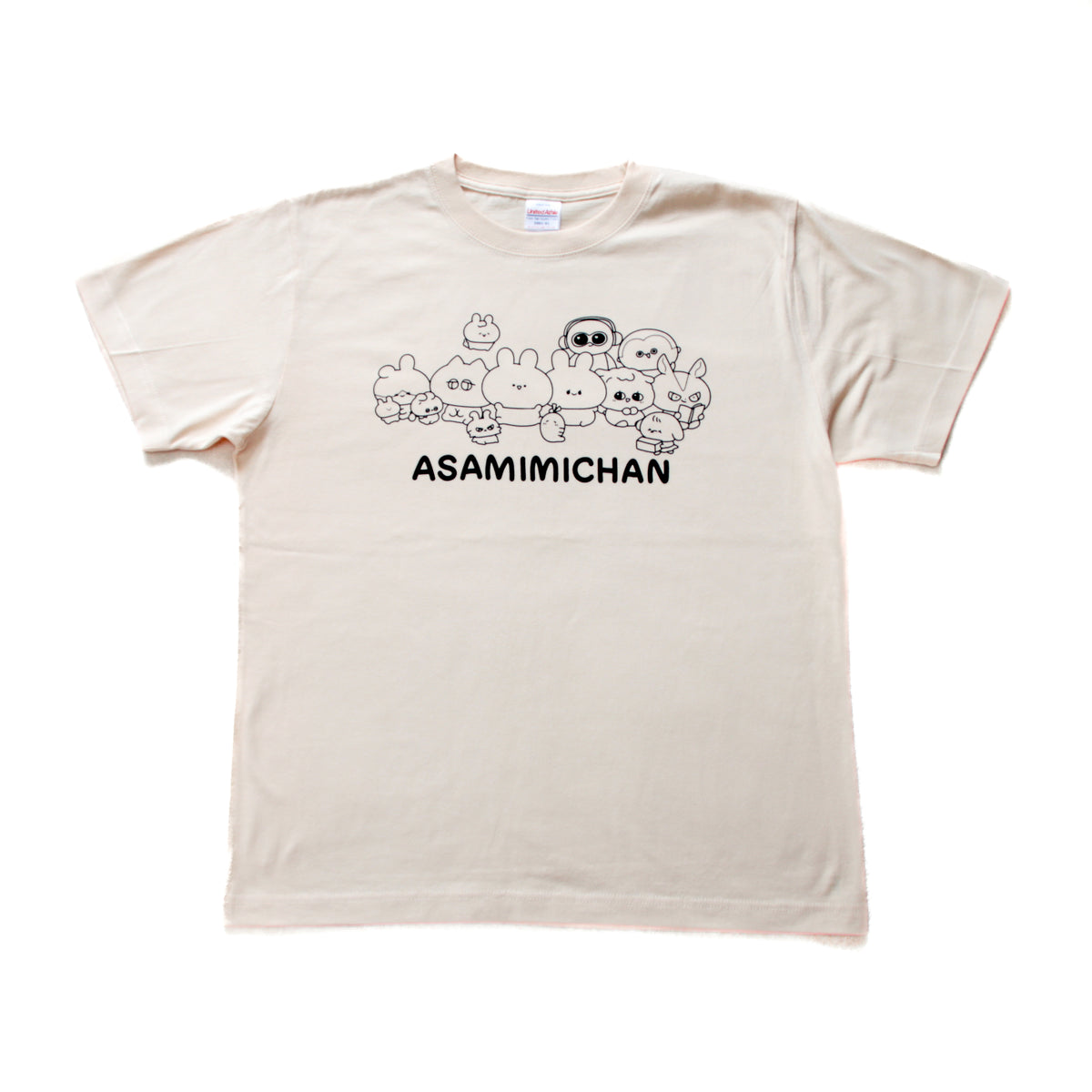 【あさみみちゃん】全員集合Tシャツ【6月下旬発送】