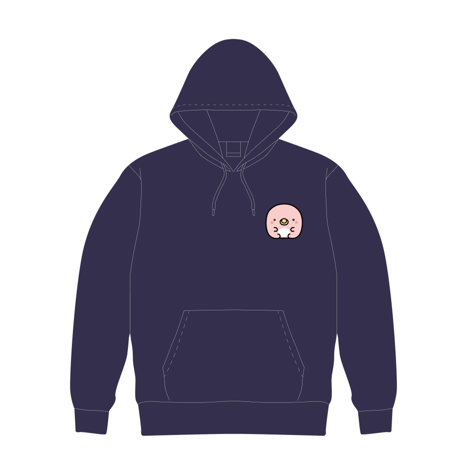 【親子イルカ】息子ちゃんとピーちゃんが選べるキッズパーカー【2月中旬発送】