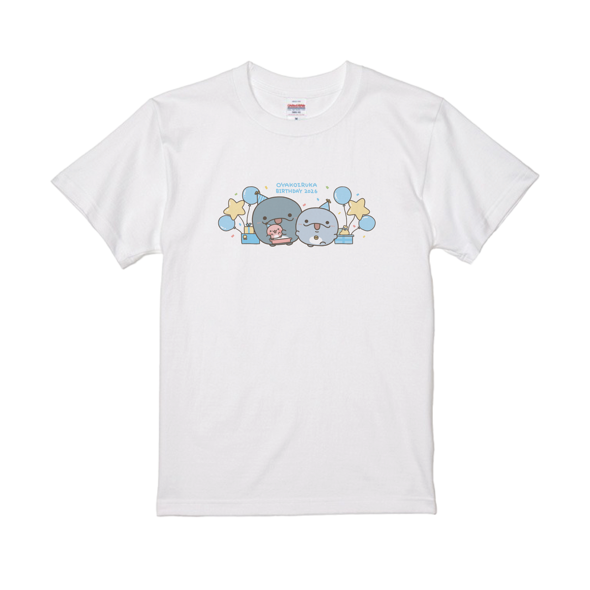 【親子イルカ】親子イルカバースデー♪Tシャツ【6月下旬発送】