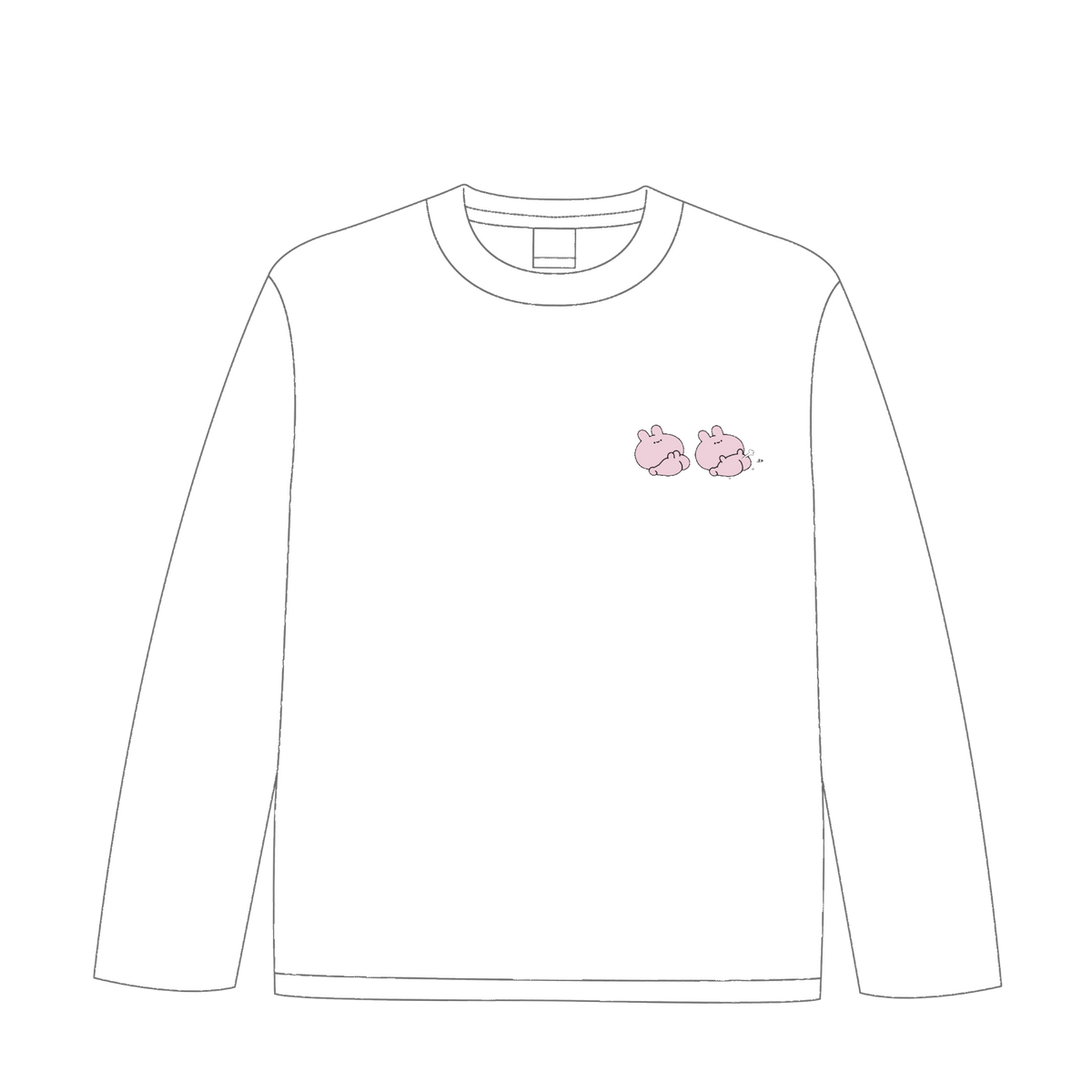 【あさみみちゃん】おなら『ぷ』長袖プリントTシャツ