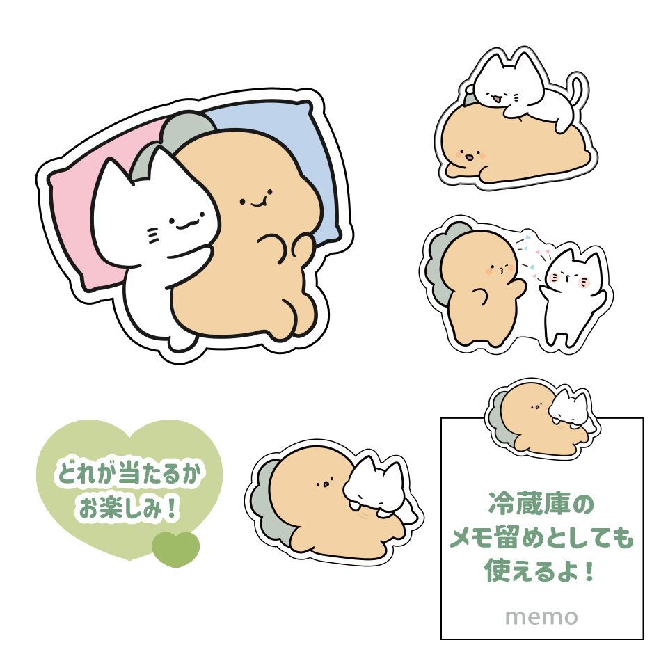 【麻煩的札魯斯】兩個人的日常✨隨機壓克力磁鐵(全4種)【11月中旬出貨】