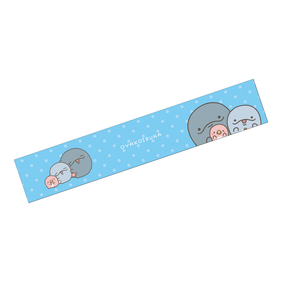 【親子イルカ】マフラータオル【7月中旬発送】