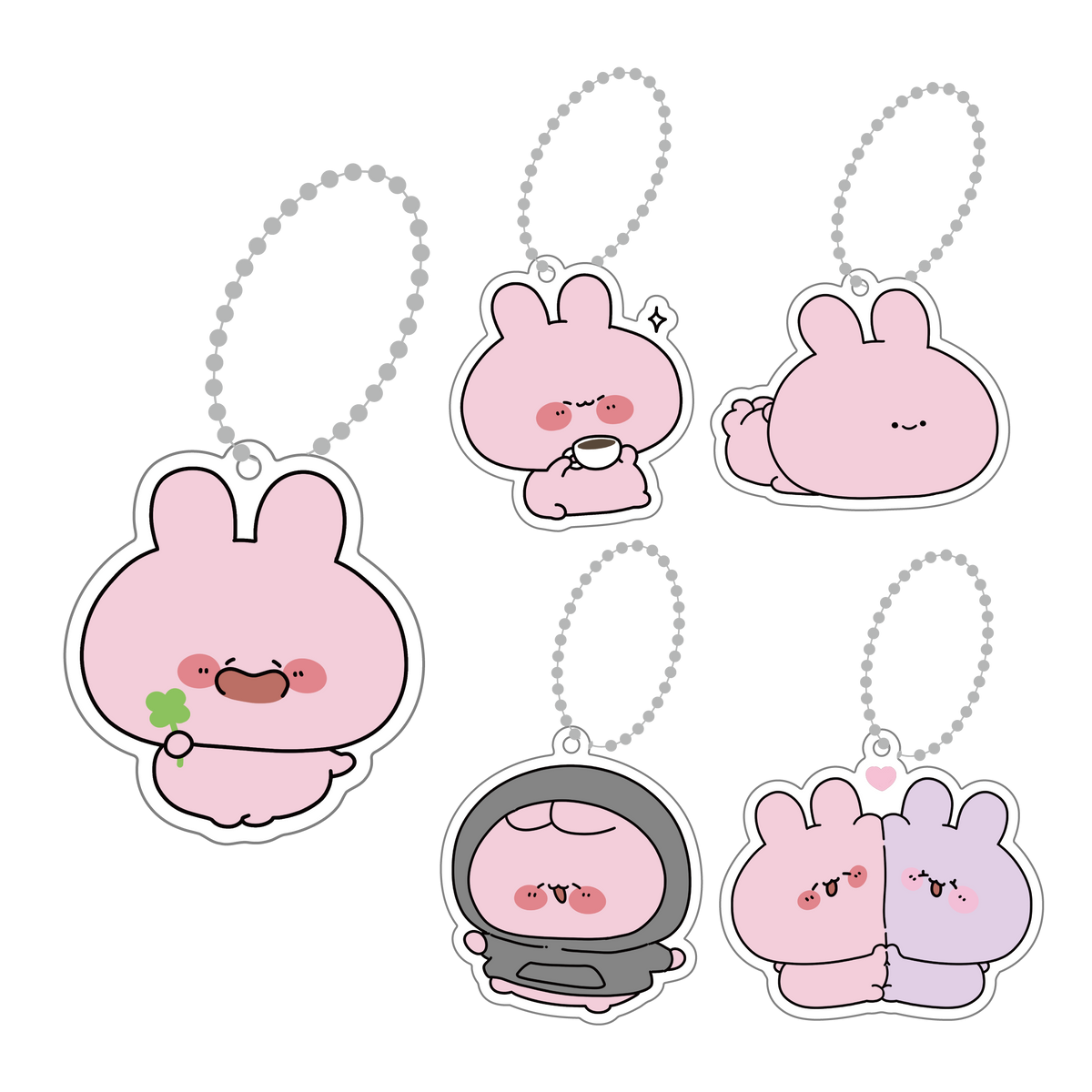 【あさみみちゃん】いろいろ♡ランダムアクキー(全5種)【5月中旬発送】
