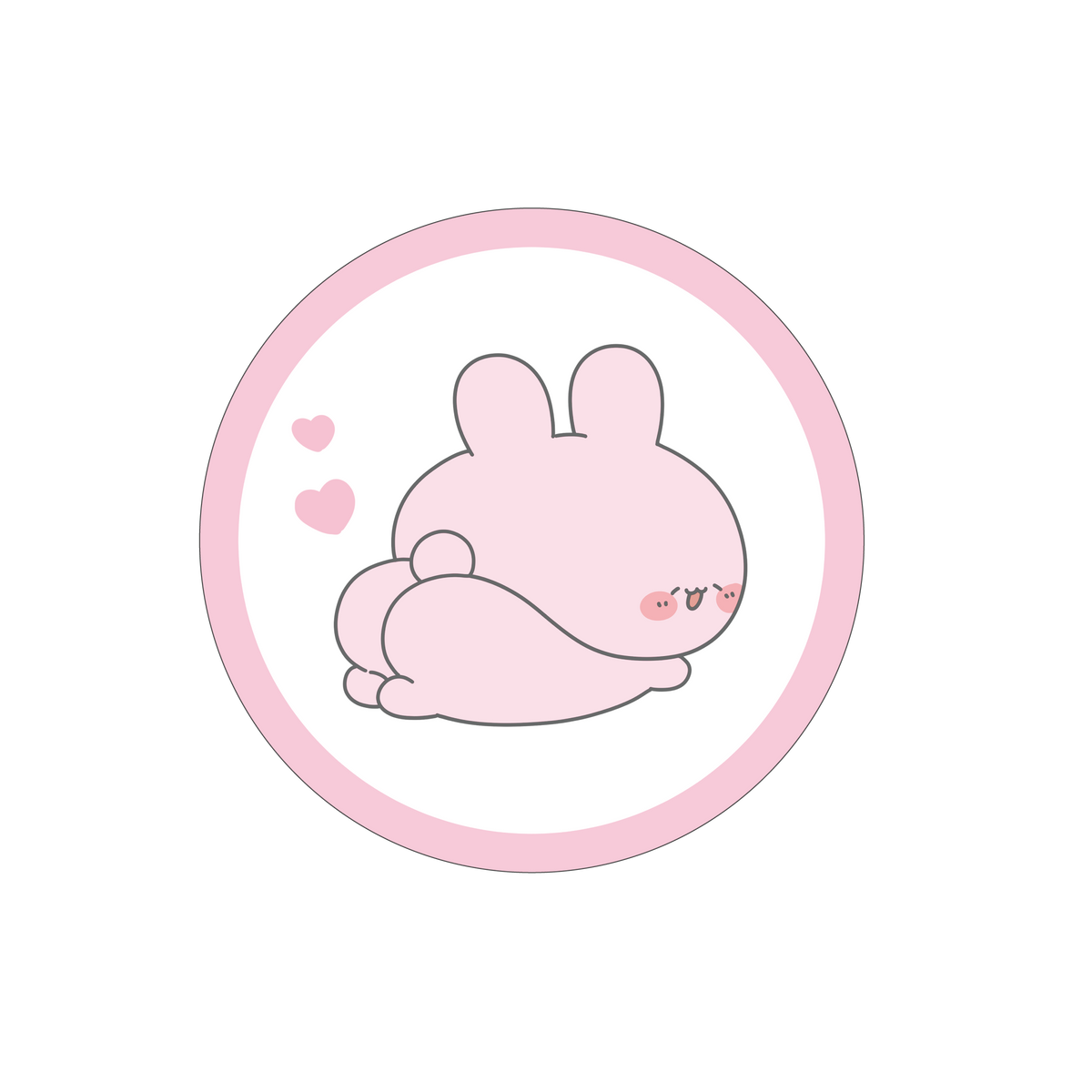 【あさみみちゃん】珪藻土コースター(おしり)【12月中旬発送】