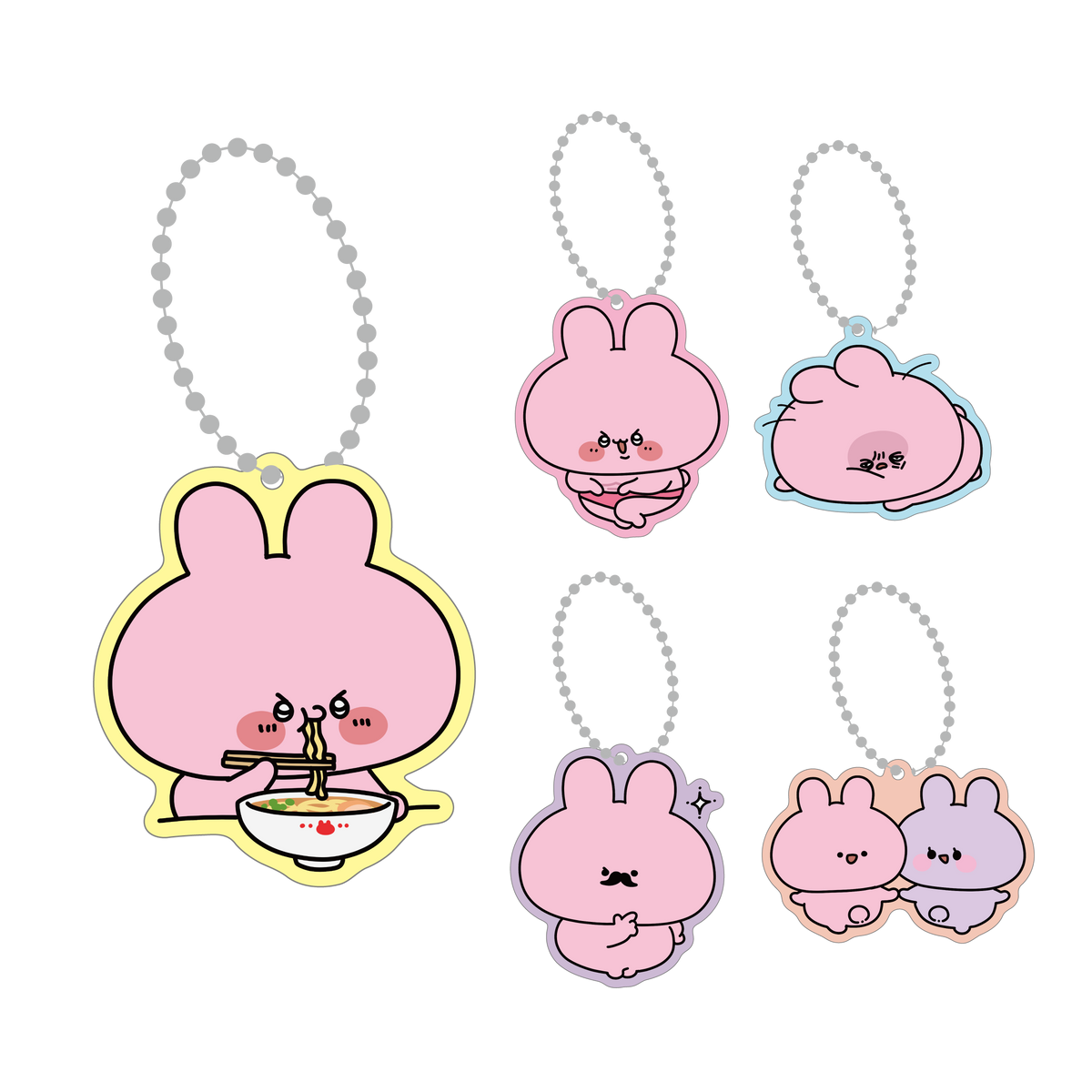 【あさみみちゃん】ランダムクリアカラーアクキー(全5種)