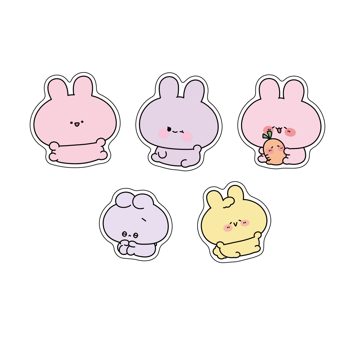 【あさみみちゃん】新ぬい記念♡ステッカーコンプリートセット【4月中旬発送】