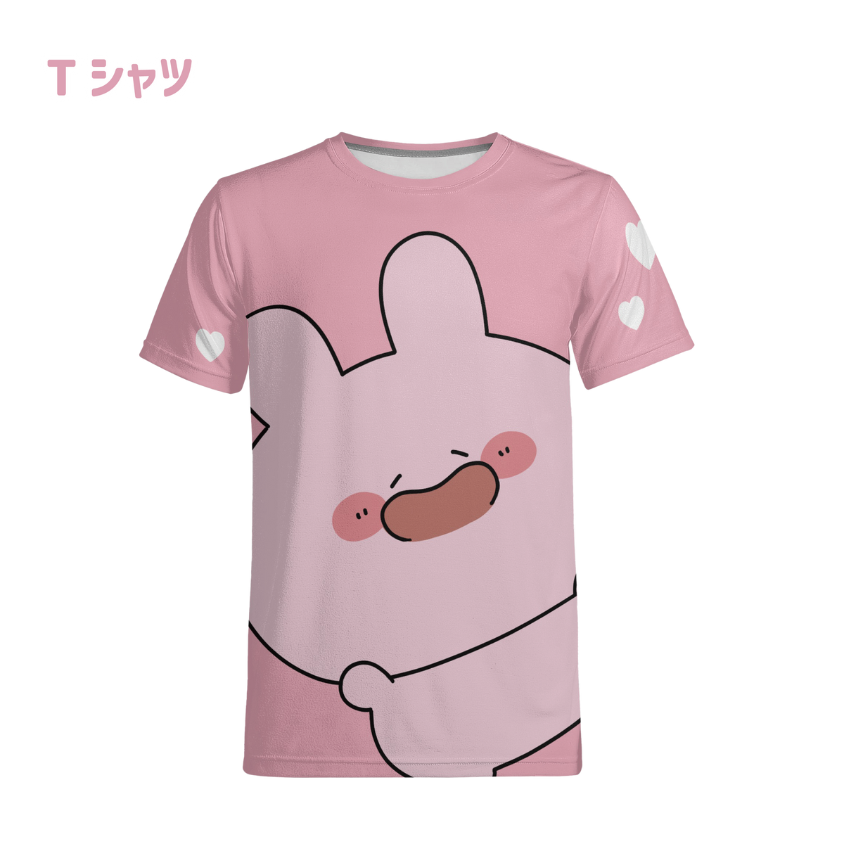【あさみみちゃん】全面プリント!あさみみちゃんTシャツ(ASAMIMI BASIC 2024 March)【5月中旬発送】